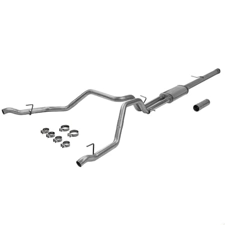 Flowmaster 19C SILVERADO/SIERRA 1500 6.2L V8 CATBACK EXHAUST SYS 3.5IN2.5IN DUAL REAR E 717890
